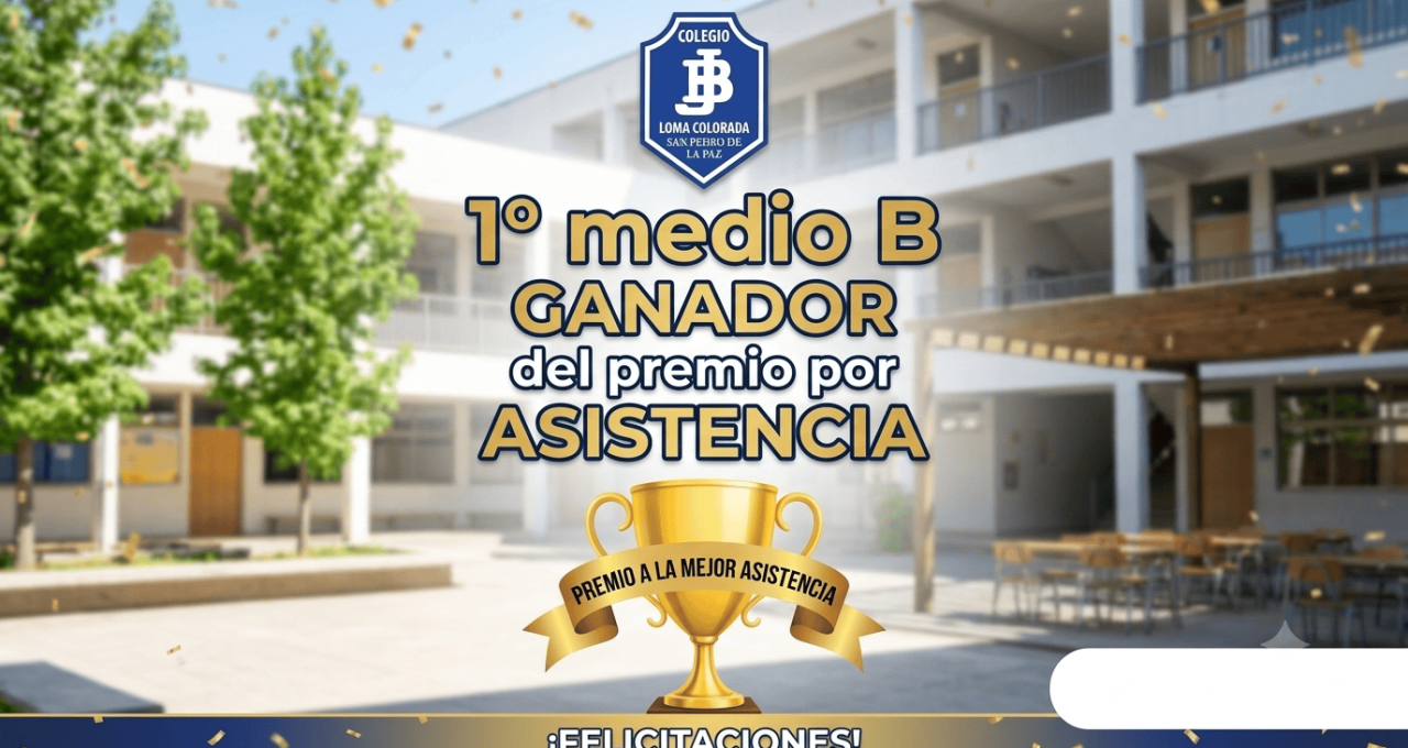 Premio por asistencia 1° medio B
